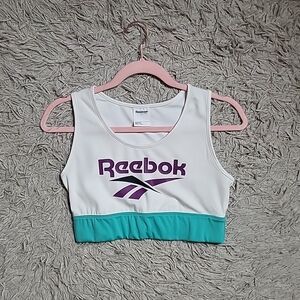 *SOLD* Womens Reebok Sports Bra Size Medium M Reebok Classic Retro 80s Style